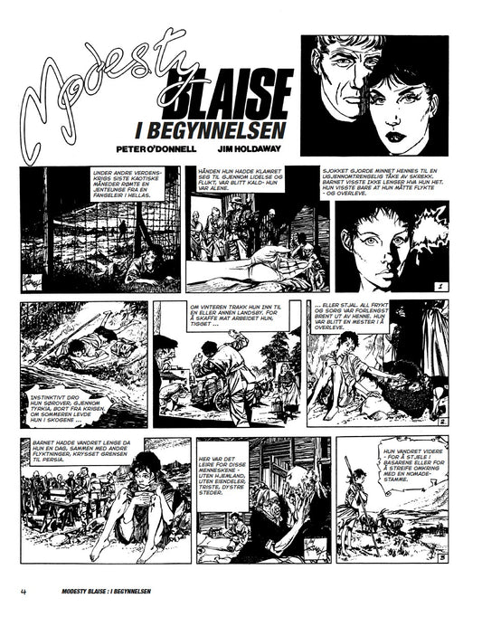 Modesty Blaise album - FORHÅNDSSALG