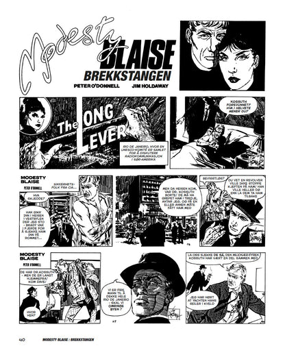 Modest Blaise album NR 1000 av 1000 - FORHÅNDSSALG