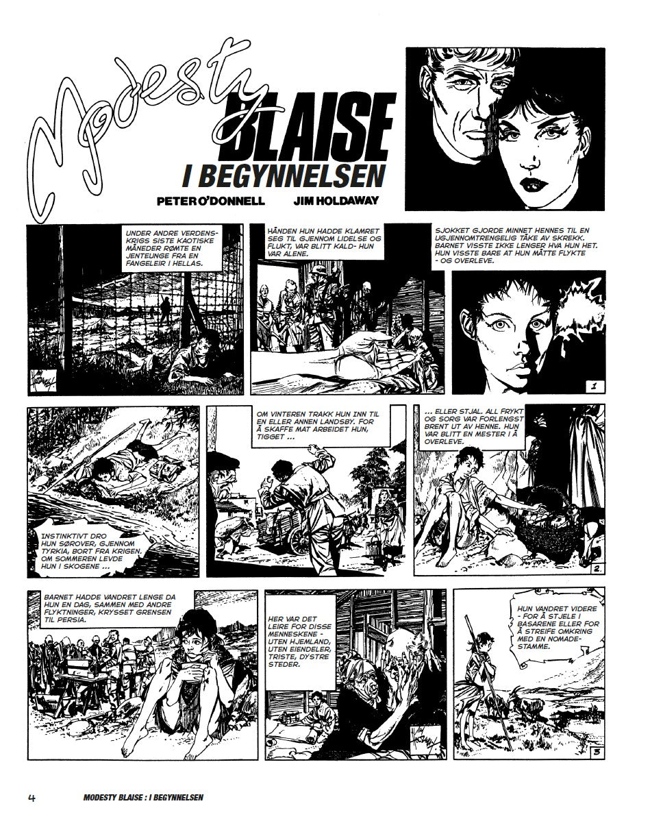 Modesty Blaise album NR 10 og 11 av 1000