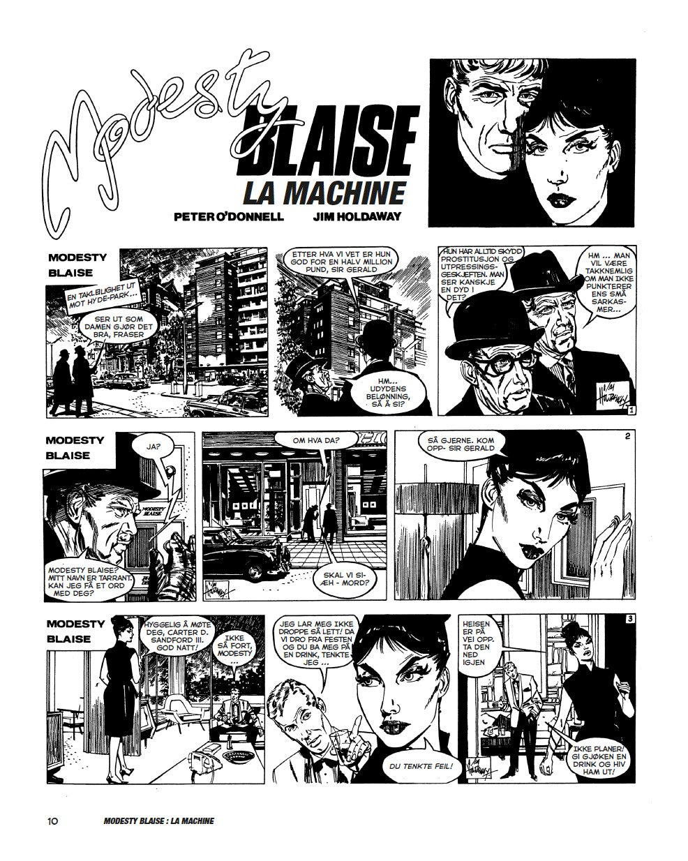 Modest Blaise album NR 1 av 1000 - FORHÅNDSSALG