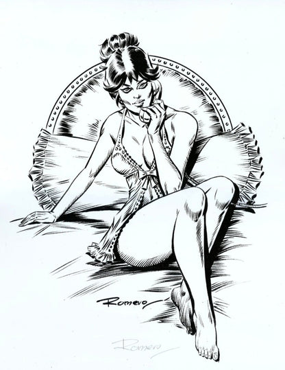 Enric Badia Romero – Modesty Blaise – Signert - INNRAMMET