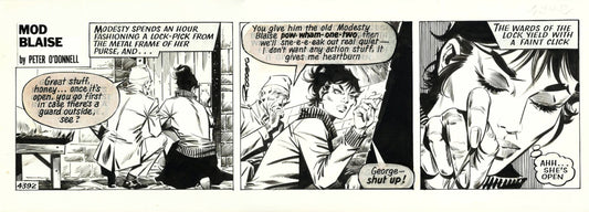 Modesty Blaise originalstripe #4392 (1978